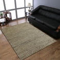 thumbnail image 1 of HAND WOVEN JUTE ECO-FRIENDLY AREA RUGS - 4'x6', Rectangle Shape, Beige Color, Contemporary Pattern, High Pile, Natural Fiber, Outdoor Indoor Handmade Area Rugs for Living Room, Bed Room (J00038), 1 of 5