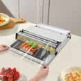 thumbnail image 1 of HAND WRAPPING MACHINE, WIDTH FILM WRAPPER, WRAPPING MACHINE FOR FOOD PACKAGING, 1 of 22