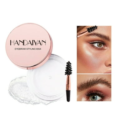 HANDAIYAN Eyebrow Wax Brow Shaping Wax for Brow Lamination Effect, Waterproof Eyebrow Styling Wax, Clear Brow Gel