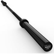 HANDBODE 7 ft Olympic Barbell, 45 lb 20 kg Weightlifting Bar, 1000 lb Capacity, 28 mm Volcano Knurl, 2 in Sleeves, 4 Hybrid Needle Bearings, IWF/IPF Marks