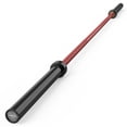 thumbnail image 1 of HANDBODE 45 lb ( 20kg ) Olympic Barbell, 2-inch Weight Bar for Bench Press, 1000 lb High-Capacity, 7-Foot, Standard Powerlifting Strength Training Gym Home Workout Weightlifting ( Red & Black), 1 of 10