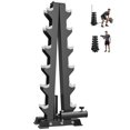 thumbnail image 1 of HANDBODE 6-Tier Dumbbell Rack 600 lb Capacity, A-Frame Weight Stand with Olympic Bar Holder, Heavy Duty 3-in-1 Gym Storage Organizer with Landmine, 1 of 9