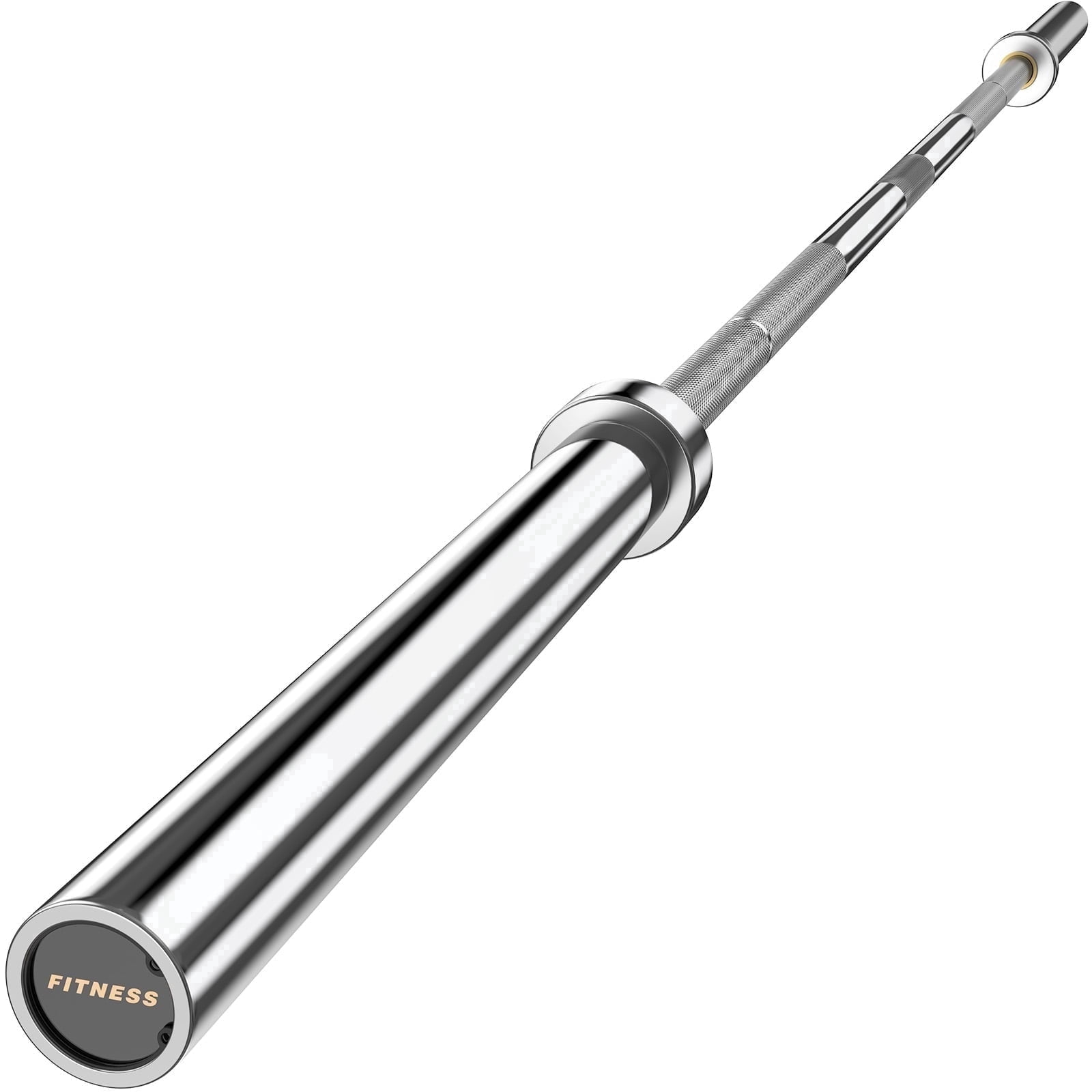 HANDBODE 7ft Olympic Barbell 45lb (20kg) - Silver, 1000lb High-Capacity Weight Bar for Bench Press and Lifting, Deadlift / Powerlifting / Squat bar for Home Gym Strength Training Workout