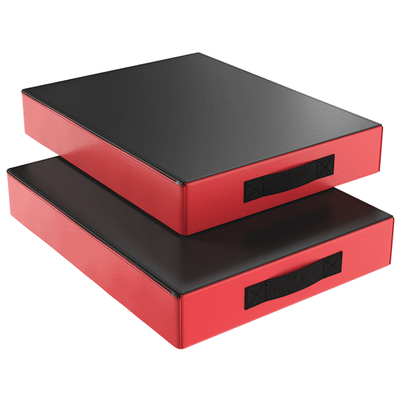 HANDBODE Crash Pad - Noise Reducing, Deadlift Mats for Weightlifting, Protects Workout Equipment & Floor, Drop Pads with Carrying Handles for Home Gym