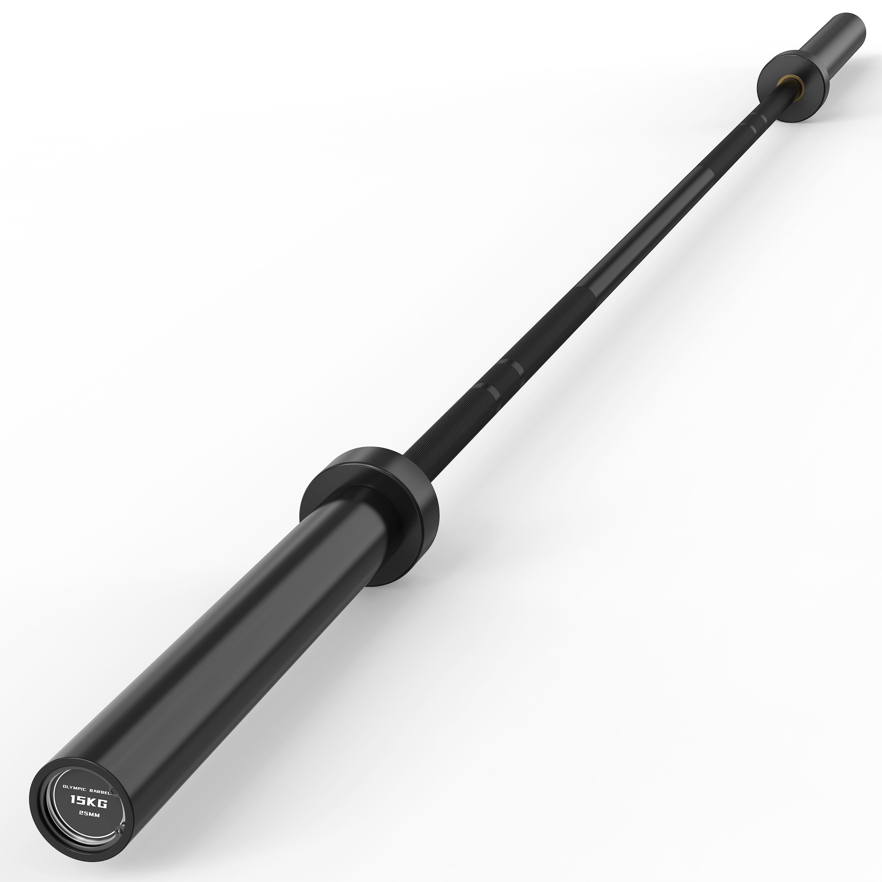 HANDBODE Olympic Barbell Bar 6.5 ft Weightlifting Bar for Powerlifting, Bench Press, Deadlift, Squat - 1000 lb Capacity, Home & Gym Strength Training, Black