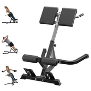 HANDBODE Roman Chair Back Extension Bench, Adjustable Hyperextension Machine for Home Gym - 500 LBS Weight Capacity, 10-Level Height