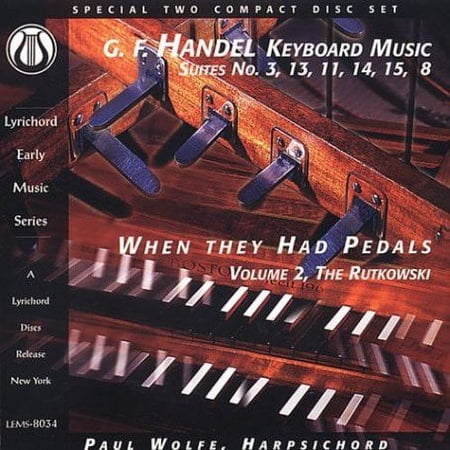 HANDEL: KEYBOARD MUSIC, SUITES 3, 13, 11, 14, 15, & 8 (744457803424)