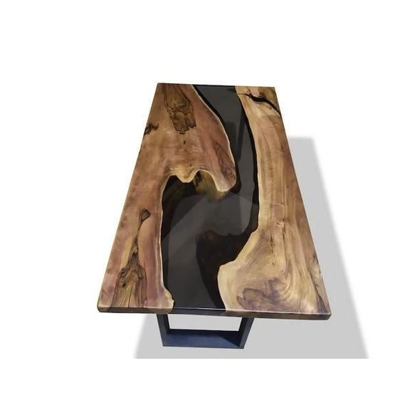 HANDI STONE Epoxy Round Table (Only Top) Natural Wood Table, Wooden Office Desk, for Meeting, Kitchen, Dining Room, Living Room, Home Dcor (Top_M2C-t001)