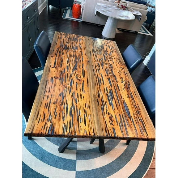HANDI STONE Epoxy Square Table (Only Top) Natural Wood Table, Wooden Office Desk, for Meeting, Kitchen, Dining Room, Living Room, Home Dcor (Top_M2C-t001)