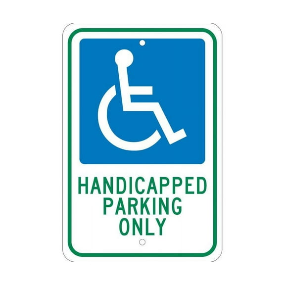 HANDICAPPED PARKING ONLY SIGN
