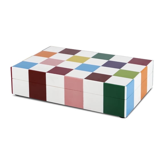 HANDICRAFTS HOME Medley Jester Collection Storage Organizer Decorative Box Multipurpose Gift 10x6x2.5 inch