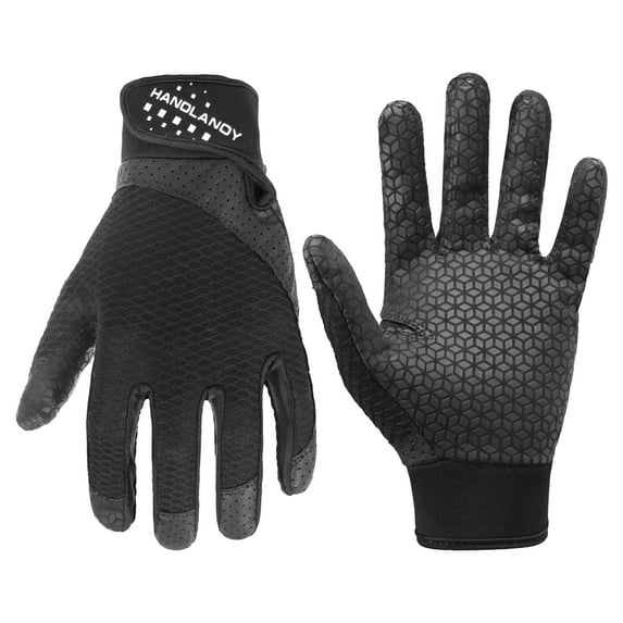 HANDLANDY Baseball Batting Gloves for Adult Youth, Grip Breathable Softball Batting Gloves Fit Men Kids Boys Girls
