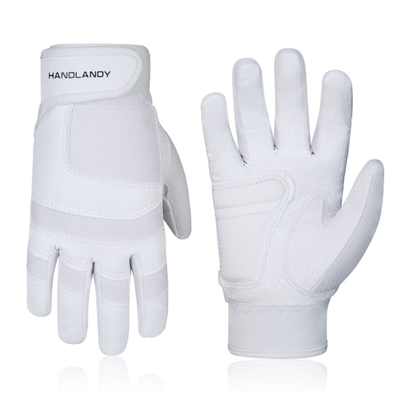 HANDLANDY Batting Gloves – Durable Grip, Breathable Baseball Softball Gloves for Adults Youth Kids – Gift for Players