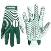 HANDLANDY Football Gloves Youth, Sticky Kids Receiver Gloves for Boys Girls, Stretch Fit Flag Football Gloves