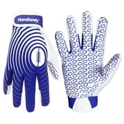 HANDLANDY Football Gloves Youth, Sticky Kids Receiver Gloves for Boys Girls, Stretch Fit Flag Football Gloves