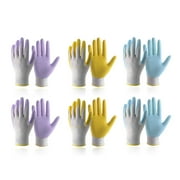 HANDLANDY Garden Gloves for Women Latex Free, 6 Pairs Breathable Nitrile Coated Small Gardening Gloves Yard Work Gloves