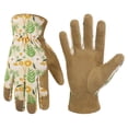 thumbnail image 1 of HANDLANDY Gardening Gloves for Women, Breathable Ladies Leather Garden Yard Gloves Best Gift for Gardeners, 1 of 7