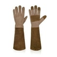 thumbnail image 1 of HANDLANDY Rose Gloves for Men & Women, Long Leather Gardening Gloves Thorn Proof, Best Garden Gifts & Tools for Gardener, 1 of 8