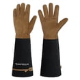 thumbnail image 1 of HANDLANDY Rose Gloves for Men & Women, Long Leather Gardening Gloves Thorn Proof, Best Garden Gifts & Tools for Gardener, 1 of 7