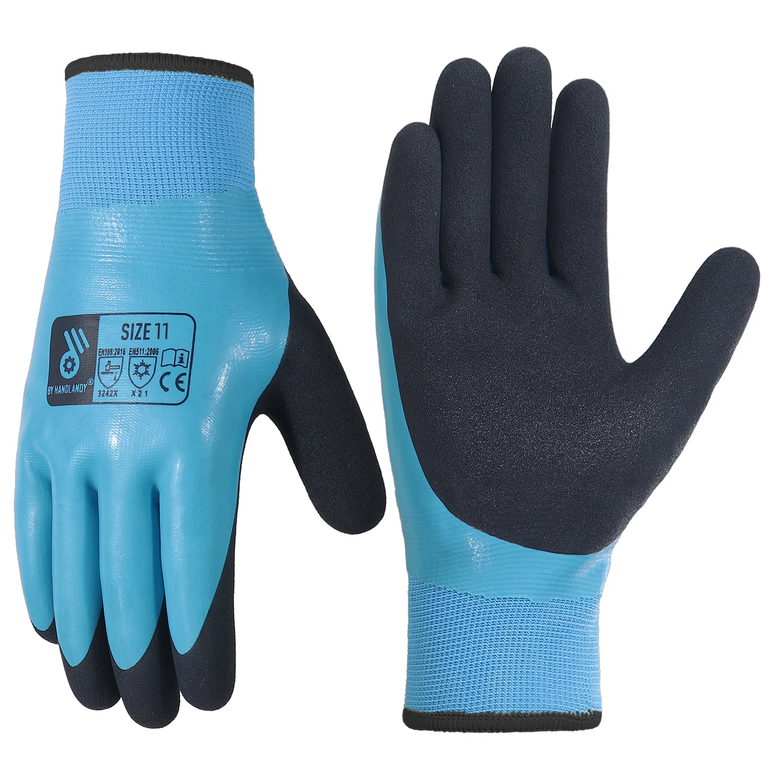 HANDLANDY Waterproof Work Gloves for Cold Weather, Insulated Winter
