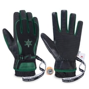 HANDLANDY Winter Insulated Work Gloves, 3M Thinsulate Thermal Water-Resistant Gloves for Men Women Touch Screen, Warm Ski Snowboard Cold Weather Gloves