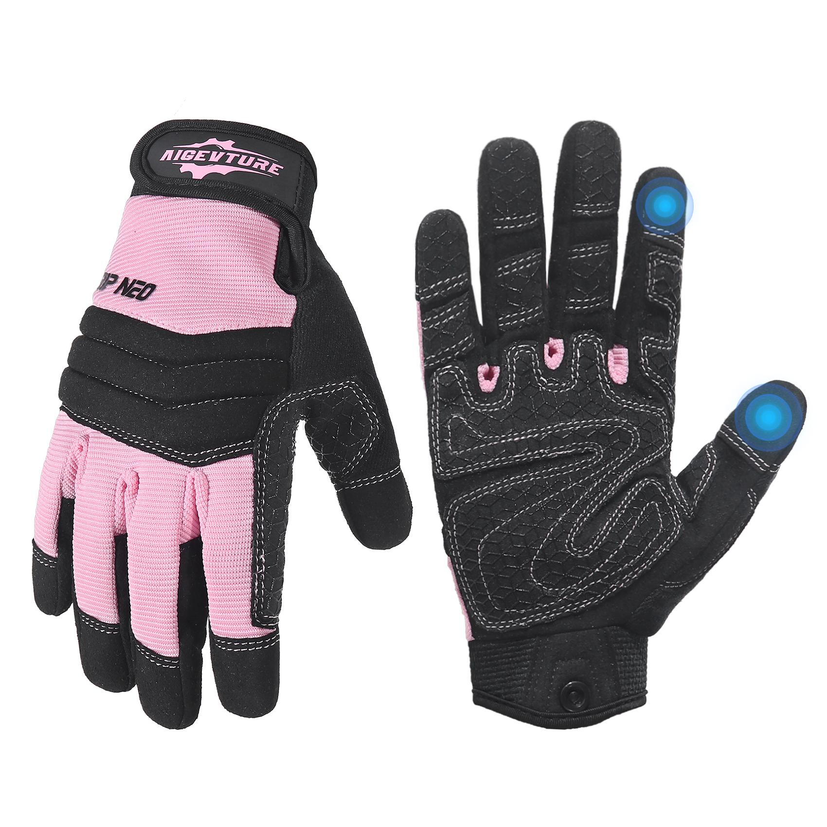 HANDLANDY Work Gloves Mens & Women, Utility Safety Mechanic Touch