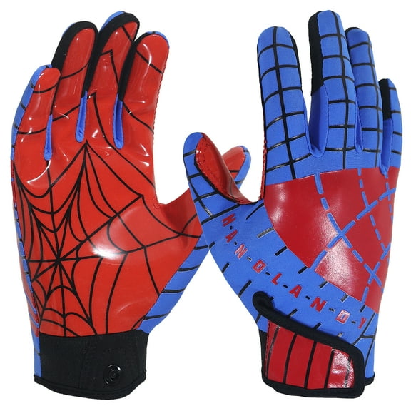 HANDLANDY Youth Football Gloves Kids Receiver Gloves Boys Girls Football Gloves Best Gift
