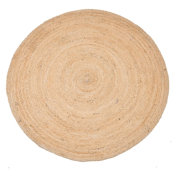 VAYAN Handmade Jute Area Rugs, 6 ft Round, for Bathroom