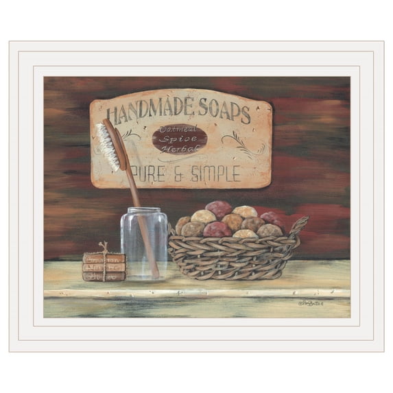 TrendyDecor4U Handmade Soaps-By Pam Britton Framed Print BR210-226G