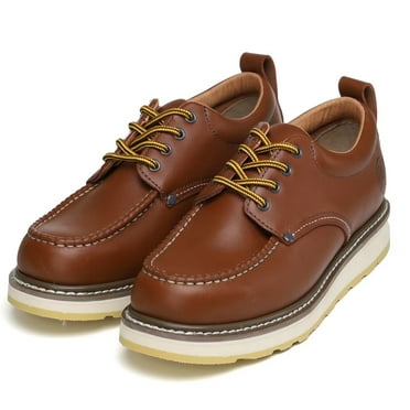 HANDMEN Men's 4 inch Classic SureTack Soft Toe Waterproof Oil Resistant Work Boots H82994 Size 9.5D