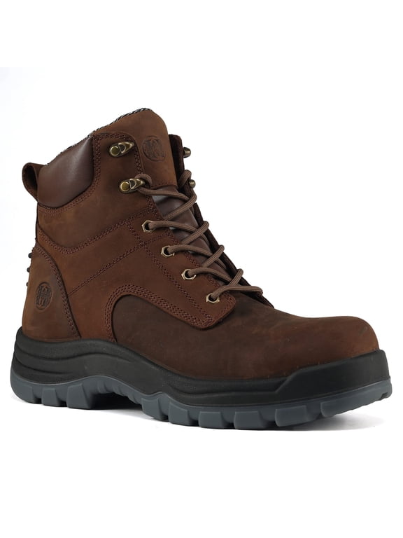 Men's 6" Soft Toe Water Resistant Non-slip Anti-puncture Lightweight Work Boots, 80N01BN, 13