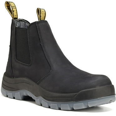 mens slip on work boots waterproof