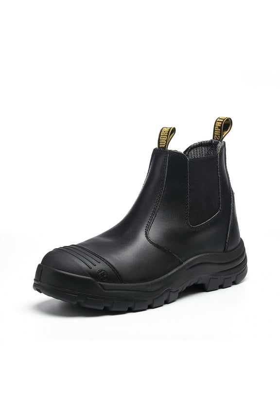Work Boots For Men, Steel Toe Waterproof Slip Resistant Anti-static Puncture-proof Work Shoes, LV822, 10.5EE