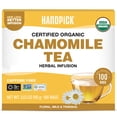 thumbnail image 1 of HANDPICK, Organic Chamomile Tea Bags (100 Herbal Tea Bags) Caffeine Free| Premium Floral Chamomile Herbal Tea in Eco-Conscious Teabags | Direct from Source, 1 of 10