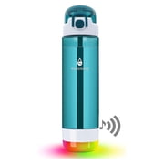 HANDYSPRING - 26 oz Smart Water Bottle with Reminder to Drink Water - Rechargeable - Switchable Lights and Sounds, Water Tracker with Straw, Track Your Sips, Smart Hydration Reminder Green