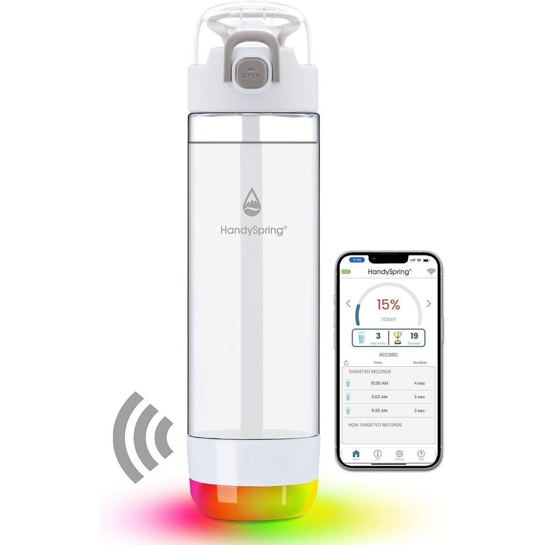 Purple Water Bottle HANDYSPRING U2013 Smart Water Bottle With