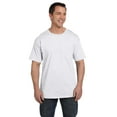 thumbnail image 1 of HANES 5190P ADULT 6.1 OZ. BEEFY-T WITH POCKET, White, XL, Pack Of 10, Hanes Mens T-Shirts, 1 of 1