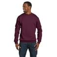 thumbnail image 1 of HANES P1607 ADULT 7.8 OZ. ECOSMART 50/50 FLEECE CREW, Maroon, XL, 1 of 3