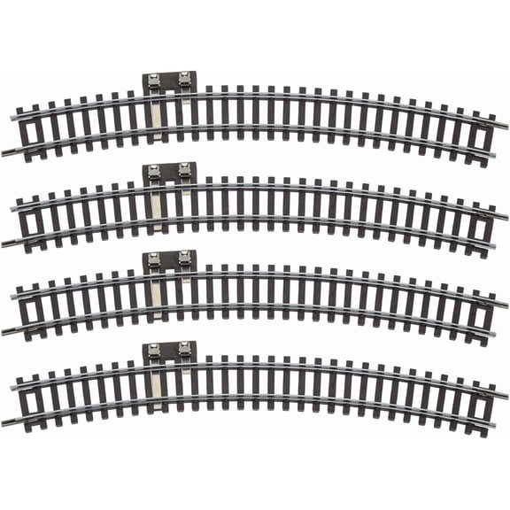 HANFLY HO Scale PowerFeed Curve Track R31 Builtin Track Power Clip Analog