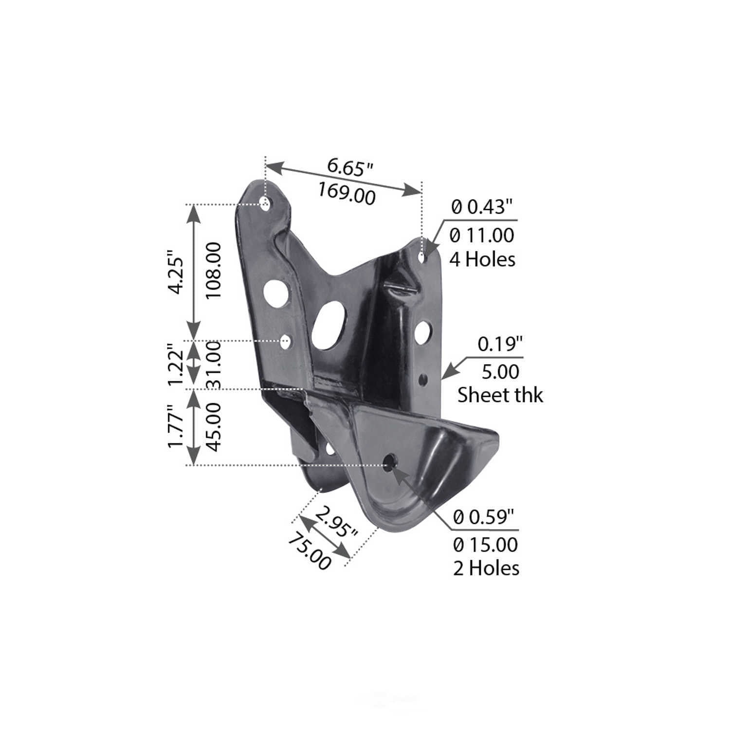 EXCEL from Richmond 65-29003 Leaf Spring Hanger