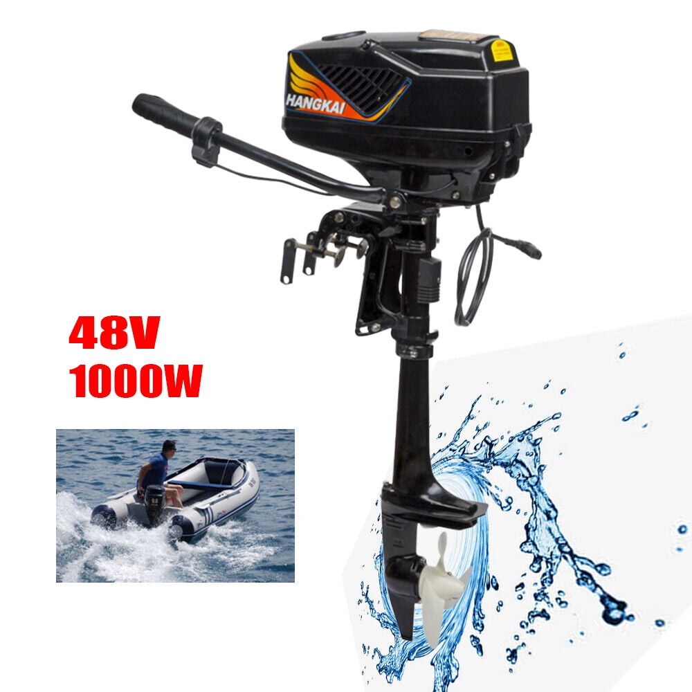HANGKAI 18A Outboard Motor Finshing Boat Engine DC 48V 1000W 15 KM /H kayaks Propeller