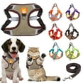 thumbnail image 1 of HANI Dog and Cat Universal Harness with Leash - Cat Harness Escape Proof - Adjustable Reflective Step in Dog Harness for Small Dogs Medium Dogs - Soft Mesh Comfort Fit No Pull No Choke,Brown,S, 1 of 9