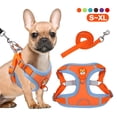 thumbnail image 1 of HANI Dog Harness- No Pull Step-in Small Dog Harness with Quick Release Buckle - Dog Harness for Small Dogs or Medium Dog Harness for Indoor and Outdoor Use，Reflective Easy Control,Orange,L, 1 of 9