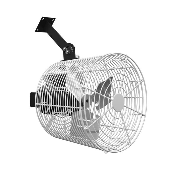 HANKITCHENLON'S Greenhouse Circulation Fan Air Circulation Fan 1/10 HP 115V Ceiling Wall Mount Fan High Speed Circulation Fan for Greenhouse, Warehouse, Patio, Garage 1470CFM, ETL Listed