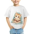 thumbnail image 1 of HANMUN Boys and Girls Tough Fashionable One Side Hot T-Shirts and Short Sleeves, Size XS-XL Made in USA, 1 of 4