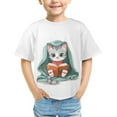 thumbnail image 1 of HANMUN Boys and Girls Tough Fashionable One Side Hot T-Shirts and Short Sleeves, Size XS-XL Made in USA, 1 of 4