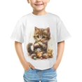 thumbnail image 1 of HANMUN Boys and Girls Tough Fashionable One Side Hot T-Shirts and Short Sleeves, Size XS-XL Made in USA, 1 of 4