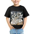 thumbnail image 1 of HANMUN Boys and Girls Tough Fashionable One Side Hot T-Shirts and Short Sleeves, Size XS-XL Made in USA, 1 of 4