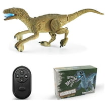 HANMUN Remote Control Dinosaur Toys for Kids Boys Girl, Electronic RC Walking Robot Dino Velociraptor Dragon Toys