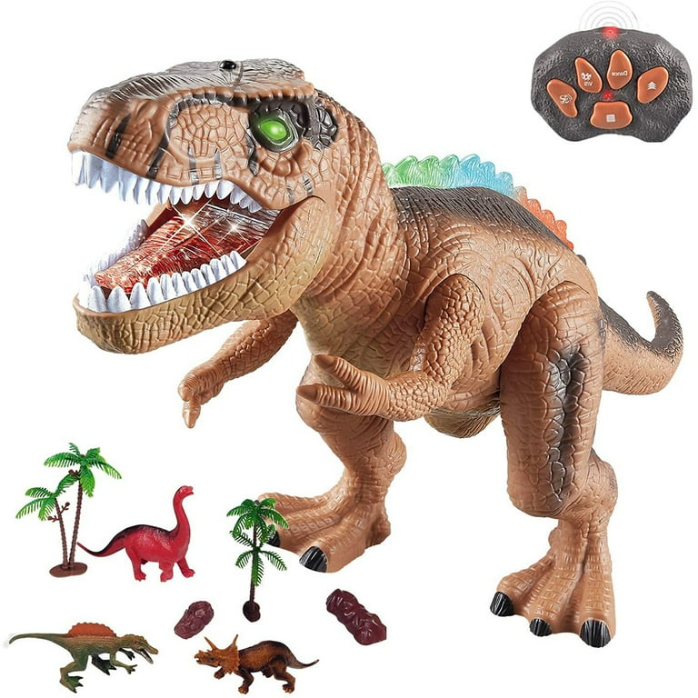 HANMUN Kids' Electric T-Rex Toy with LED Lights, Roaring Sound